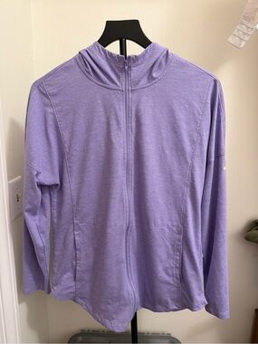 Columbia Lavender Full-Zip Hooded jacket